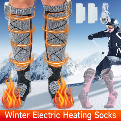 Stay Warm and Cozy with Our Electric Heated Socks - 3 Adjustable Modes for Ultimate Comfort in Winter Adventures!