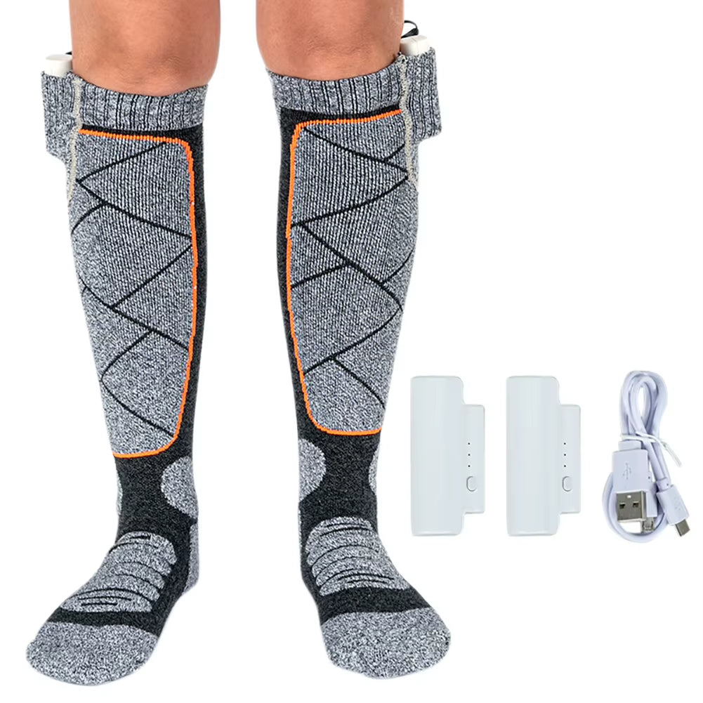 Stay Warm and Cozy with Our Electric Heated Socks - 3 Adjustable Modes for Ultimate Comfort in Winter Adventures!