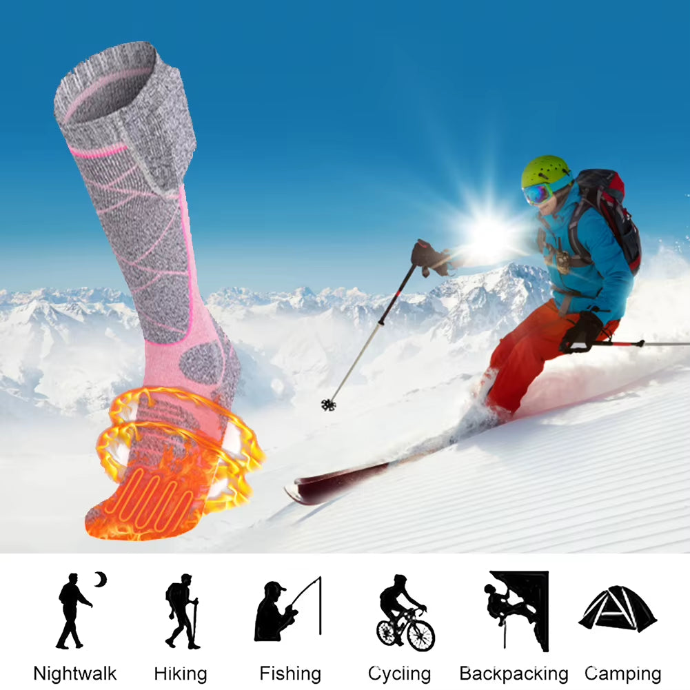 Stay Warm and Cozy with Our Electric Heated Socks - 3 Adjustable Modes for Ultimate Comfort in Winter Adventures!
