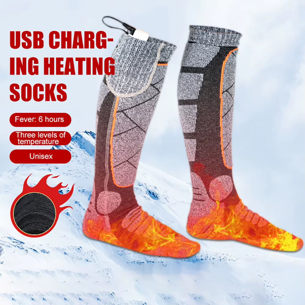 Stay Warm and Cozy with Our Electric Heated Socks - 3 Adjustable Modes for Ultimate Comfort in Winter Adventures!