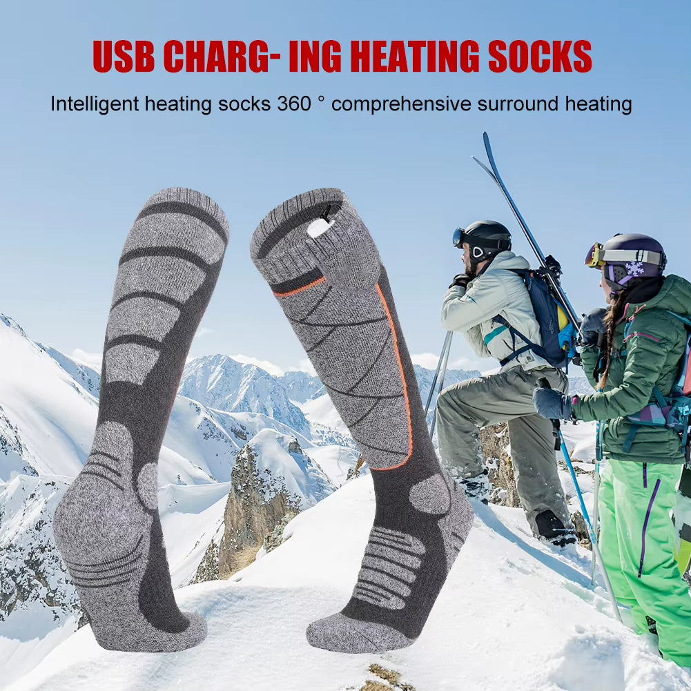Stay Warm and Cozy with Our Electric Heated Socks - 3 Adjustable Modes for Ultimate Comfort in Winter Adventures!